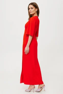 Discount ukienka axi z rozcięcie na nogę - koraowa Maxi|Maxi