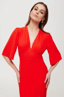 Discount ukienka axi z rozcięcie na nogę - koraowa Maxi|Maxi