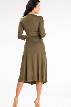 New ukienka idi o kopertowej górze - khaki Sukienki