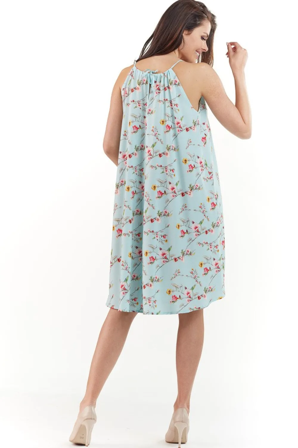 Discount Sukienka oversize bez rękawów - niebieska Dobry Skład|Sukienki