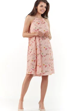 Online Sukienka oversize bez rękawów - różowa Dobry Skład|Sukienki