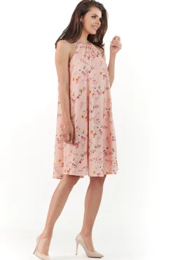 Online Sukienka oversize bez rękawów - różowa Dobry Skład|Sukienki