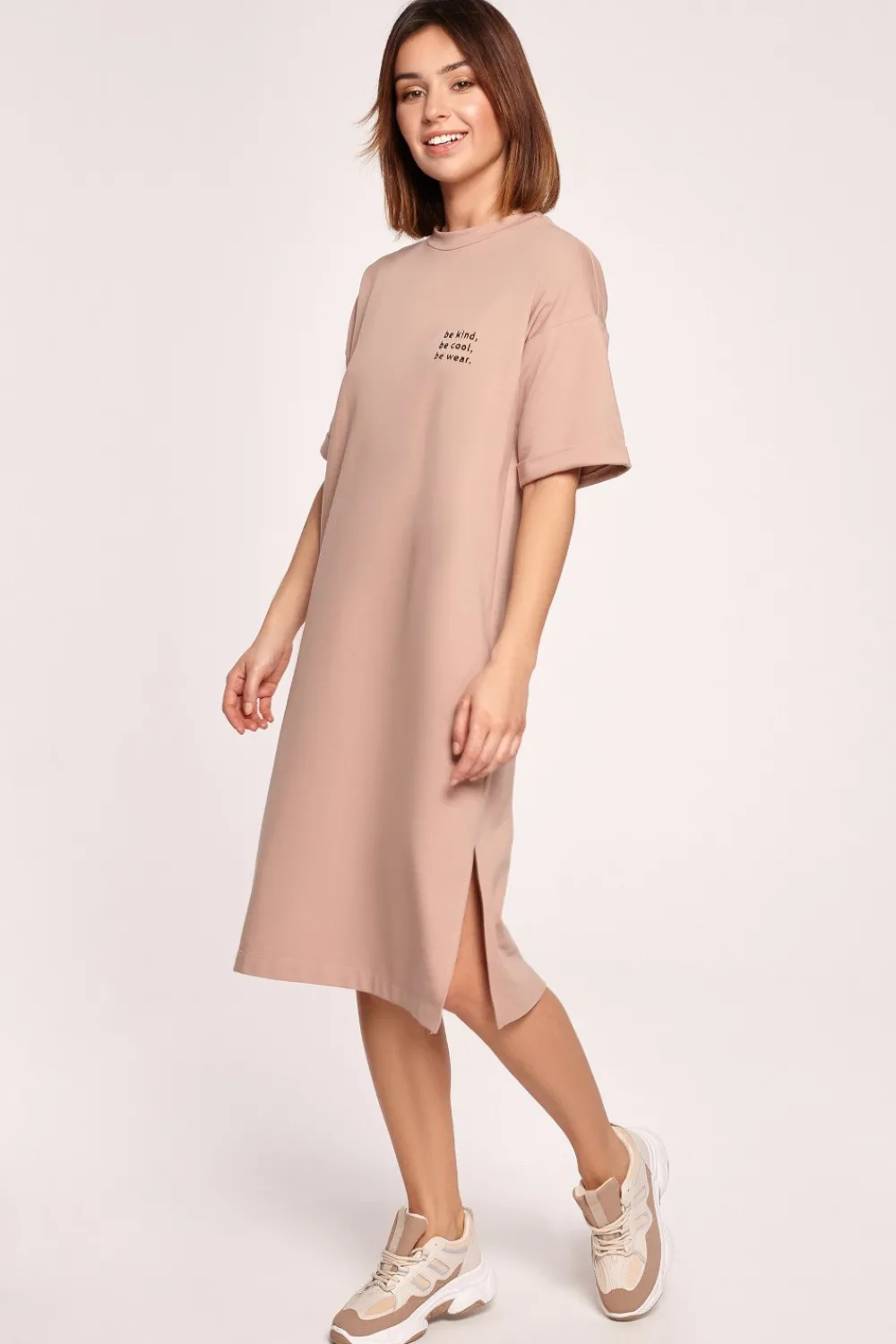 New ukienka t-hirtowa idi - okka Sukienki Dzianinowe|Sukienki