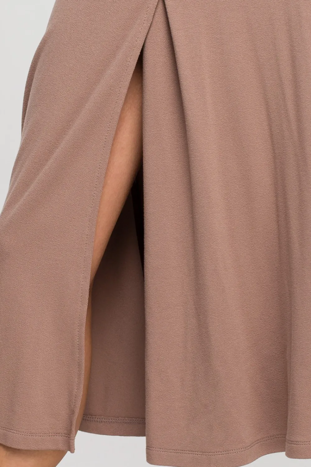 Clearance ukienka z rozkozowany dołe - cappuccino Sukienki Wieczorowe|Sukienki