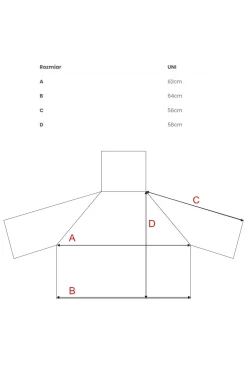 Best Sweter z golfem i szerokimi rękawami – wrzosowy Swetry