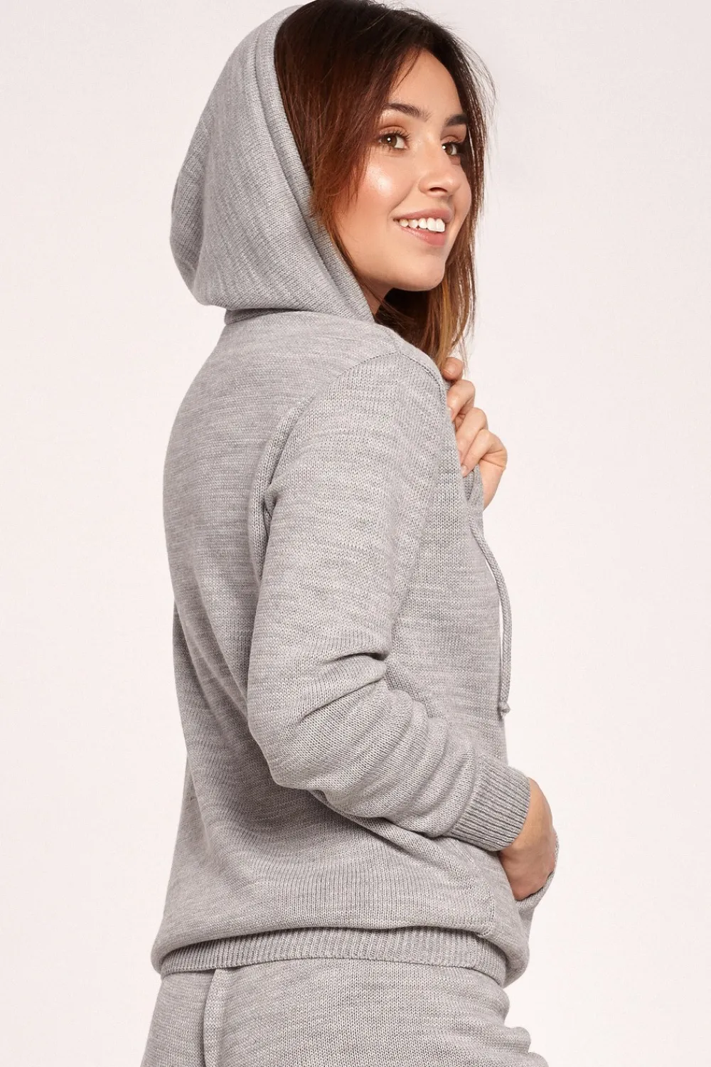 Clearance weter z kapture i kiezenią kangurek - zary Swetry