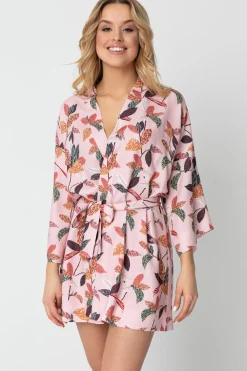 Outlet Szlafrok o kroju kimono - model 1 Szlafroki