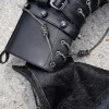 Clearance Sznurowane buty na platformie Nikki - czarne Botki