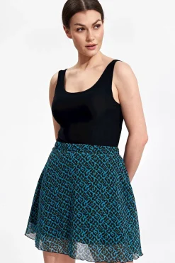 Clearance zyfonowa pódnica ini - wzór 133 Odzież Casualowa|Spódnice