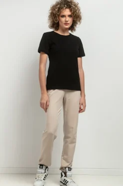 T-hirt daki z krótki rękawe - czarny Odzież Casualowa|Dobry Skład