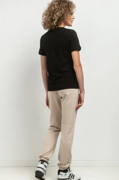T-hirt daki z krótki rękawe - czarny Odzież Casualowa|Dobry Skład