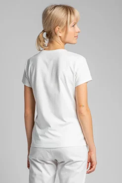 Outlet T-hirt do pania z dekote w erek - ecru Piżamy