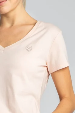 Sale T-hirt do pania z dekote w erek - brzokwiniowy Piżamy