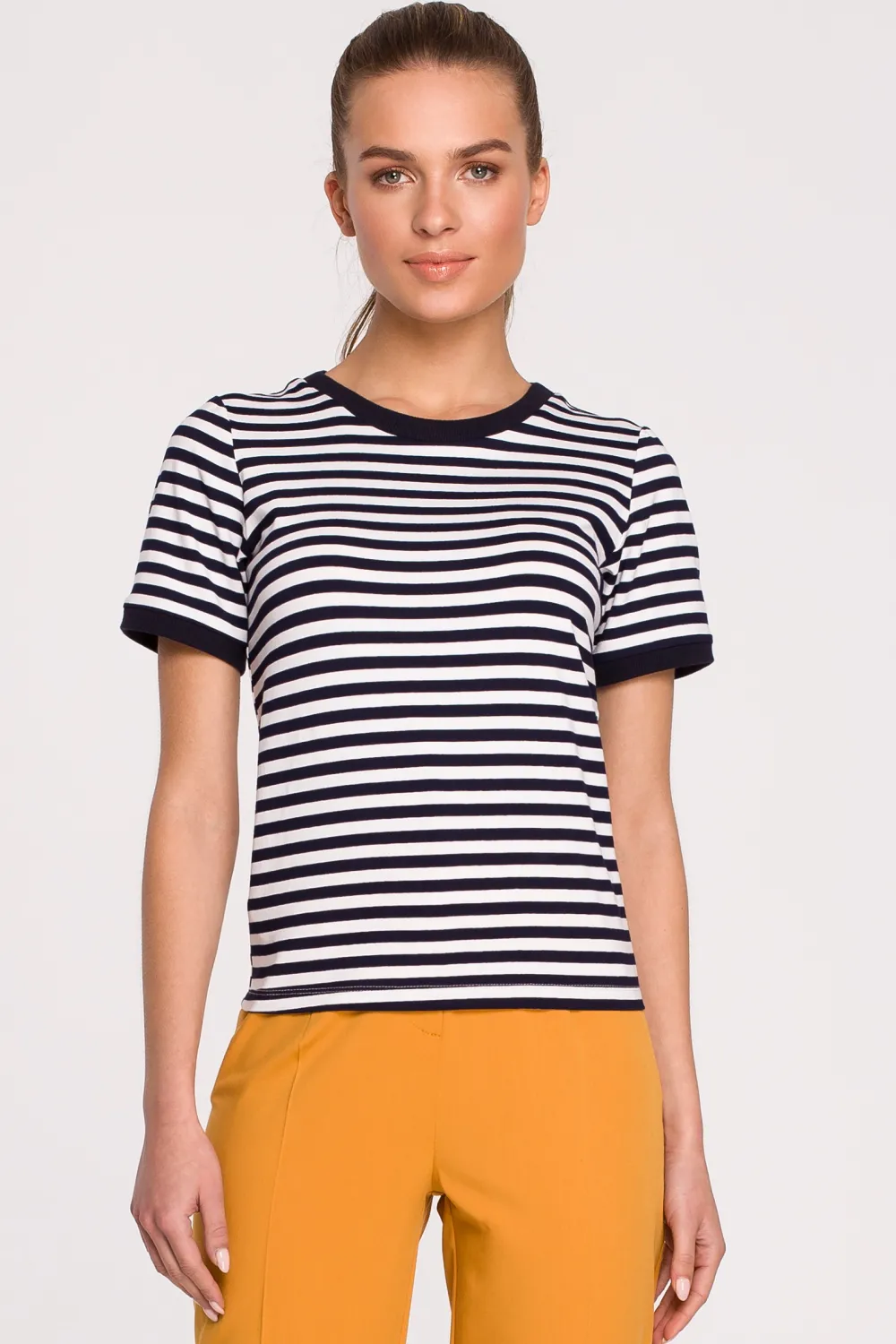 Best T-shirt w marynarskie paski - model 2 Bluzki