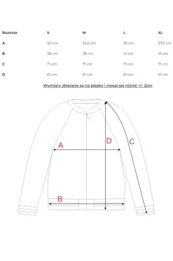 Outlet Weurowa buza z ozdobnyi ankietai - zieona Odzież Casualowa|Dobry Skład
