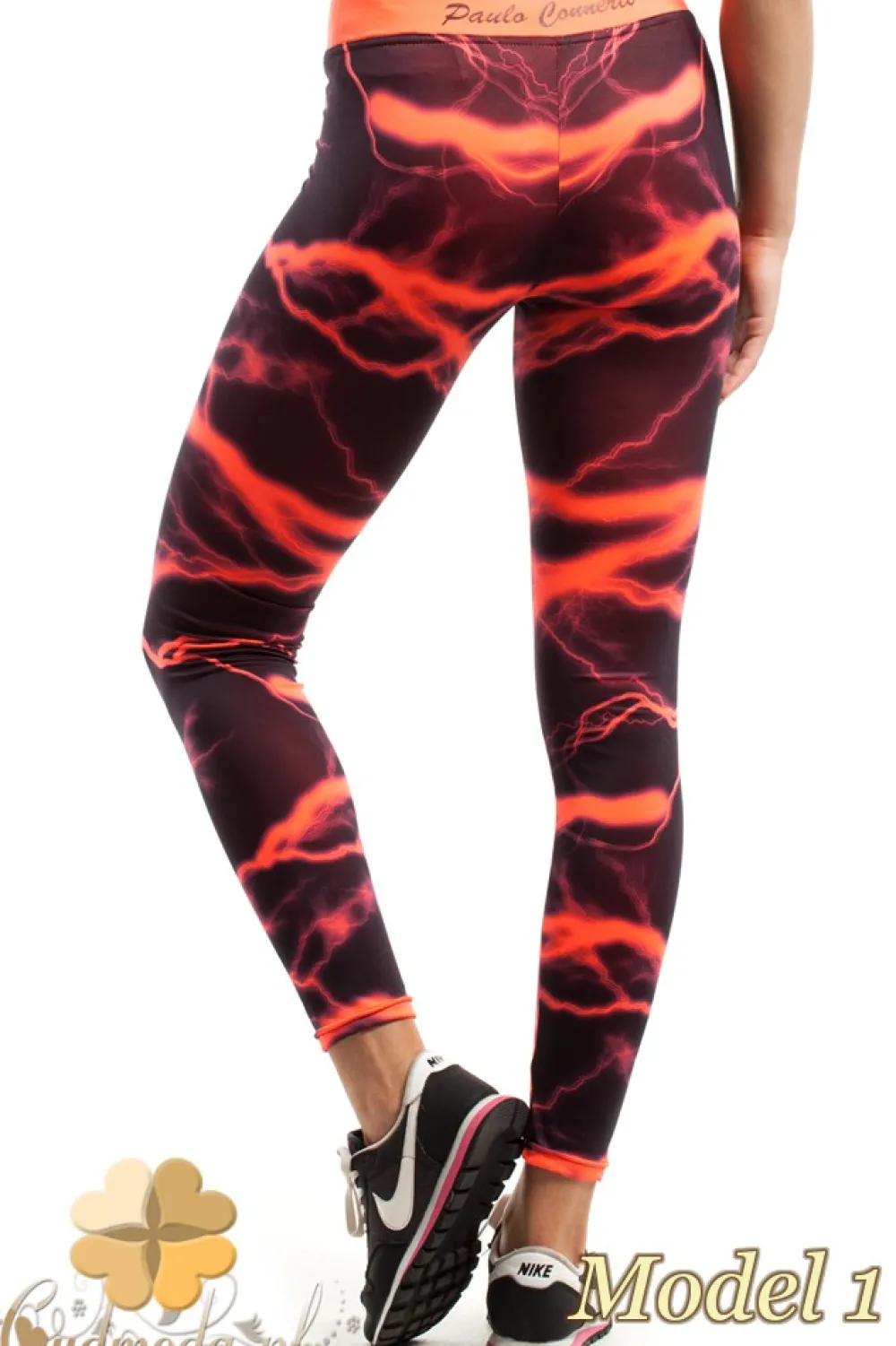 New Wyjątkowe legginsy fitness we wzory Legginsy