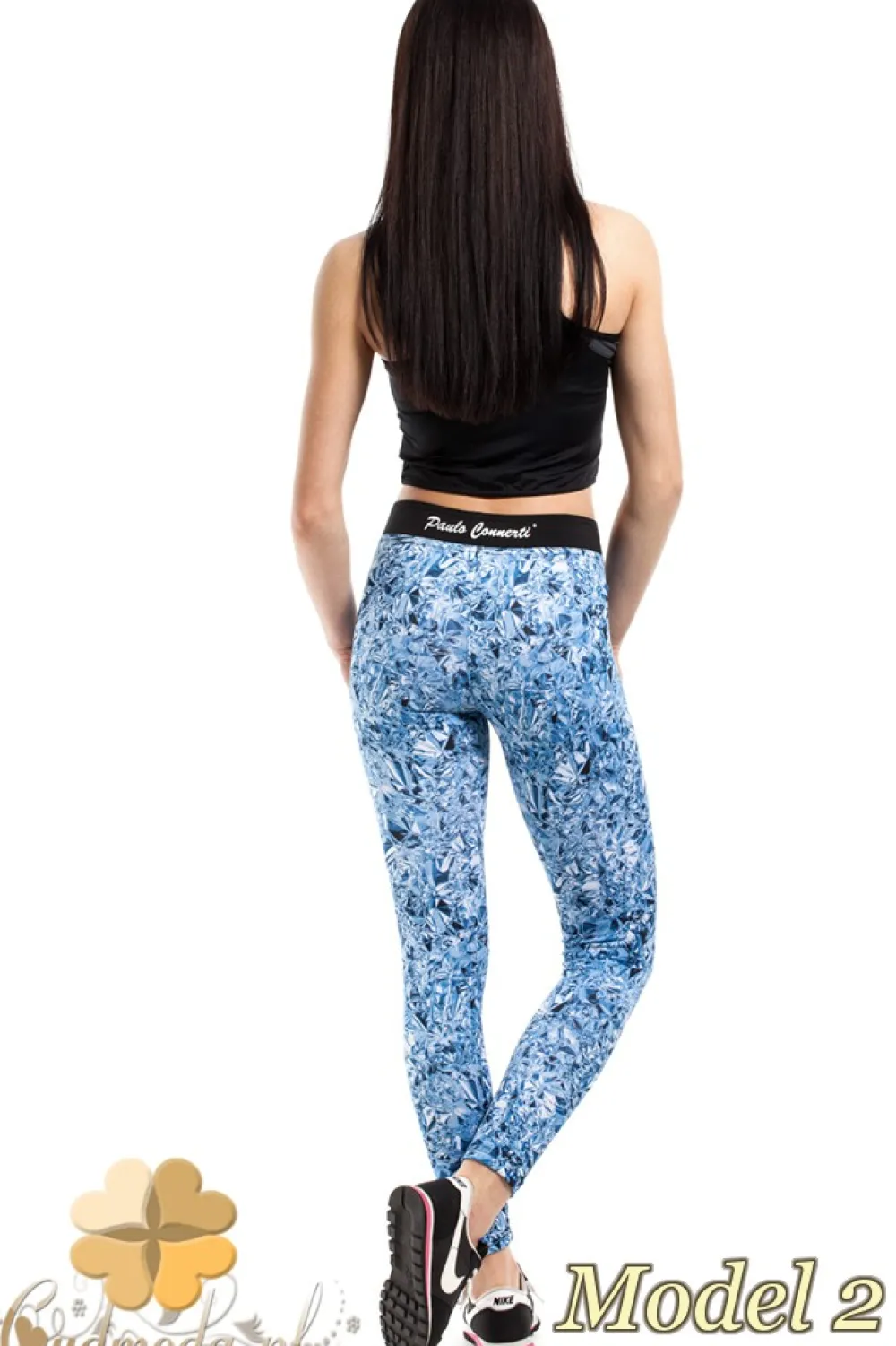 Sale Wyzczupające egginy portowe we wzory - ode 2 Legginsy