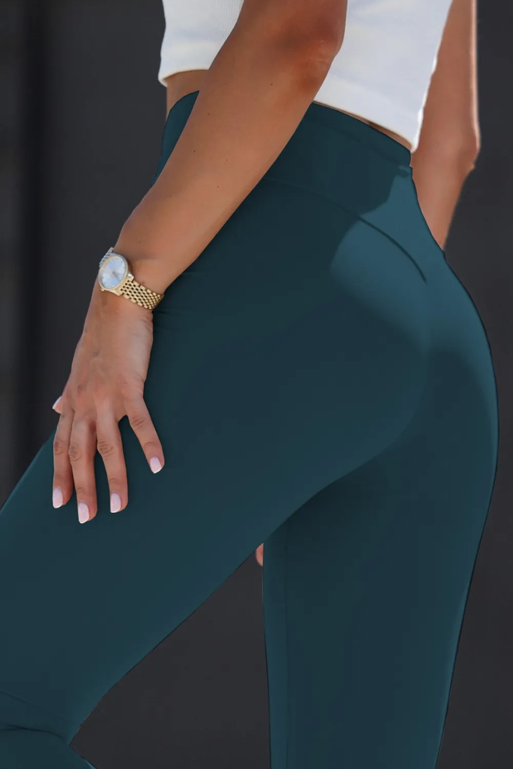 Clearance Wyzczupające egginy z wyoki tane - orkie Legginsy|Odzież Casualowa