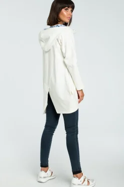 Clearance Zasuwana bluza z kapturem - ecru Odzież Casualowa|Dobry Skład